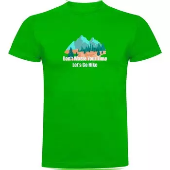 Футболка с коротким рукавом Kruskis Dont Waste Your Time, зеленый