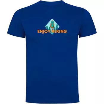 Футболка с коротким рукавом Kruskis Enjoy Hiking, синий