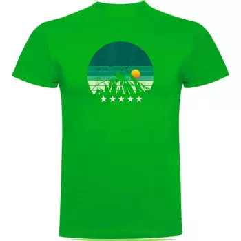 Футболка с коротким рукавом Kruskis Five Stars, зеленый