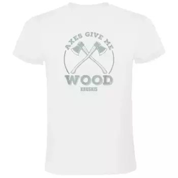 Футболка с коротким рукавом Kruskis Give Me Wood, белый