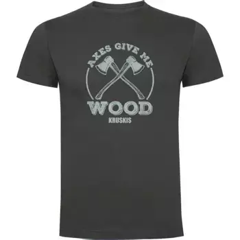 Футболка с коротким рукавом Kruskis Give Me Wood, серый