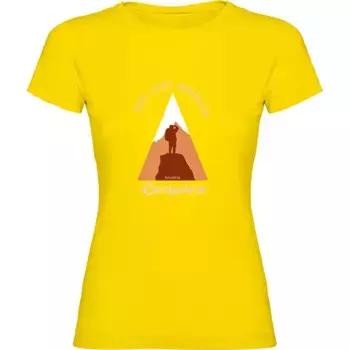 Футболка с коротким рукавом Kruskis Hike Every Mountain, желтый