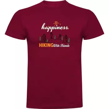 Футболка с коротким рукавом Kruskis Hiking Nature, красный