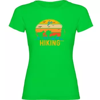 Футболка с коротким рукавом Kruskis Hiking, зеленый