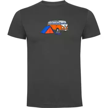 Футболка с коротким рукавом Kruskis Hippie Van Trek, серый