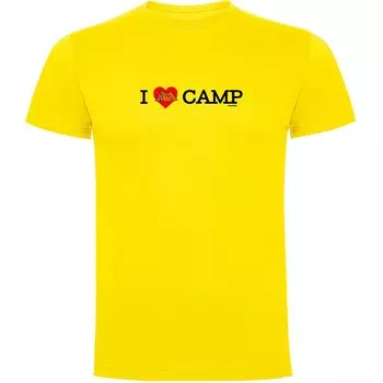 Футболка с коротким рукавом Kruskis I Love Camp, желтый
