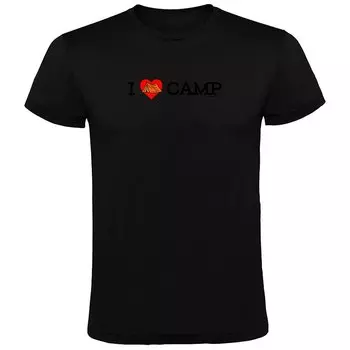 Футболка с коротким рукавом Kruskis I Love Camp, черный