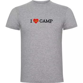 Футболка с коротким рукавом Kruskis I Love Camp, серый