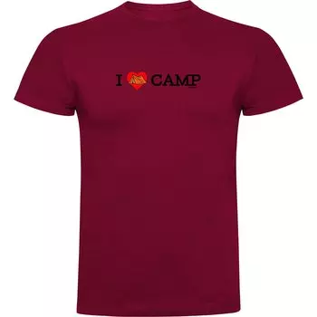Футболка с коротким рукавом Kruskis I Love Camp, красный