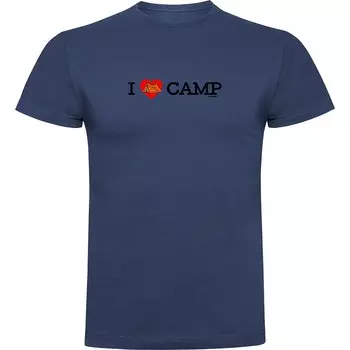 Футболка с коротким рукавом Kruskis I Love Camp, синий