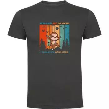 Футболка с коротким рукавом Kruskis Keep Calm Sloth, серый