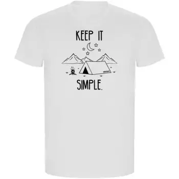 Футболка с коротким рукавом Kruskis Keep It Simple ECO, белый