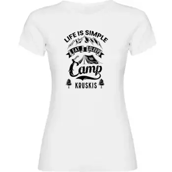 Футболка с коротким рукавом Kruskis Life Is Simple, белый