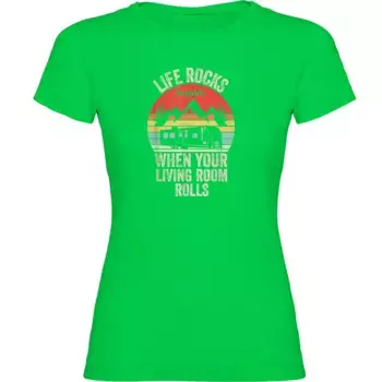 Футболка с коротким рукавом Kruskis Life Rocks, зеленый