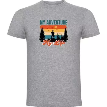 Футболка с коротким рукавом Kruskis My Adventure, серый