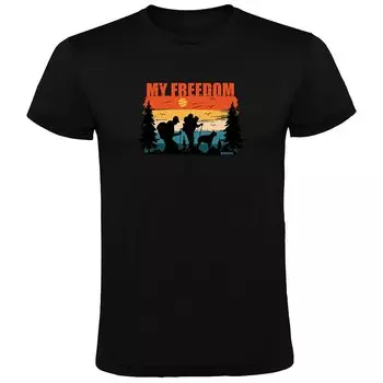 Футболка с коротким рукавом Kruskis My Freedom, черный