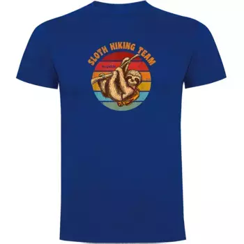 Футболка с коротким рукавом Kruskis Sloth Hiking Team, синий