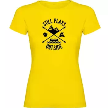 Футболка с коротким рукавом Kruskis Still Plays Outside, желтый