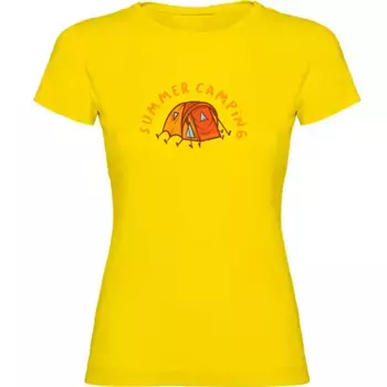 Футболка с коротким рукавом Kruskis Summer Camping, желтый