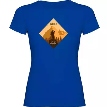 Футболка с коротким рукавом Kruskis Top Of The Mountain, синий