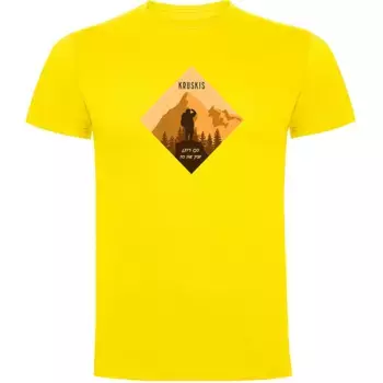 Футболка с коротким рукавом Kruskis Top Of The Mountain, желтый