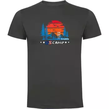 Футболка с коротким рукавом Kruskis Us Camp, серый