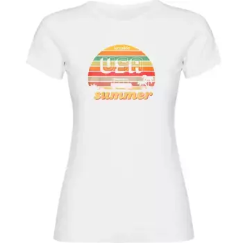 Футболка с коротким рукавом Kruskis Usa Summer, белый