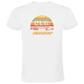 Футболка с коротким рукавом Kruskis Usa Summer, белый