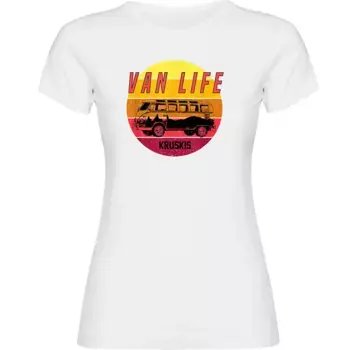 Футболка с коротким рукавом Kruskis Van Life Sunset, белый