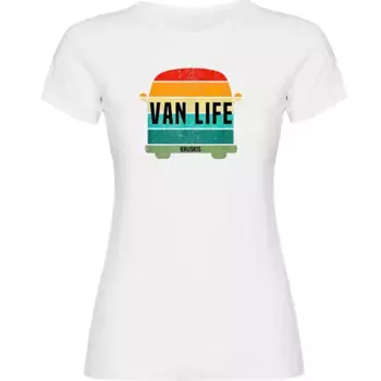 Футболка с коротким рукавом Kruskis Van Life, белый