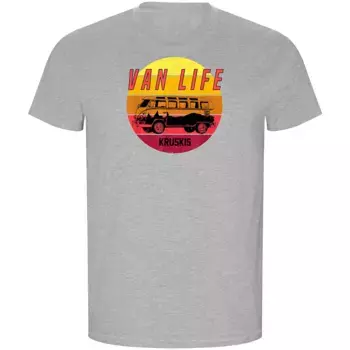 Футболка с коротким рукавом Kruskis Van Life Sunset ECO, серый