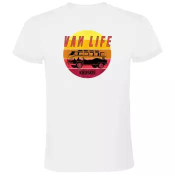 Футболка с коротким рукавом Kruskis Van Life Sunset, белый