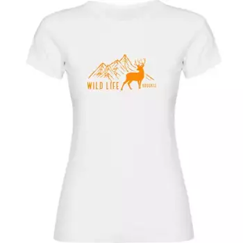 Футболка с коротким рукавом Kruskis Wild Life, белый