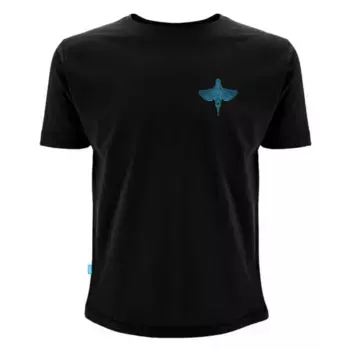 Футболка с коротким рукавом Kumu Take Flight Kingfisher, черный