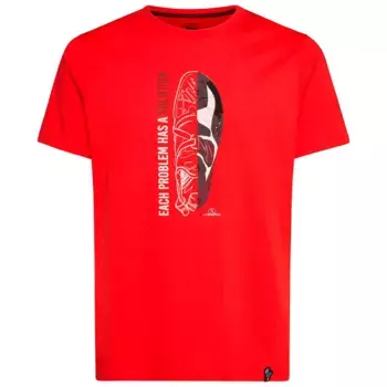 Футболка с коротким рукавом La Sportiva Solution, красный