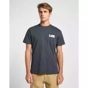 Футболка с коротким рукавом Lee Graphic Relaxed Fit, серый