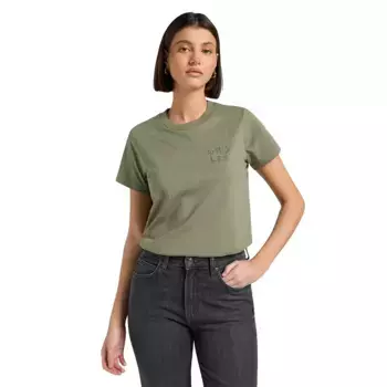 Футболка с коротким рукавом Lee Peace, зеленый