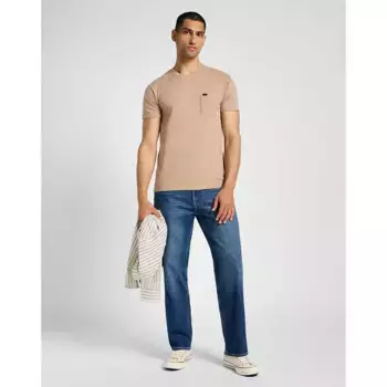 Футболка с коротким рукавом Lee Ultimate Pocket, бежевый