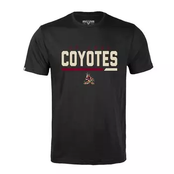 Футболка с коротким рукавом Levelwear Arizona Coyotes, черный