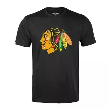 Футболка с коротким рукавом Levelwear Chicago Blackhawks, черный