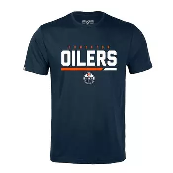 Футболка с коротким рукавом Levelwear Edmonton Oilers, нави