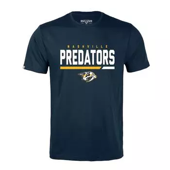 Футболка с коротким рукавом Levelwear Nashville Predators, нави