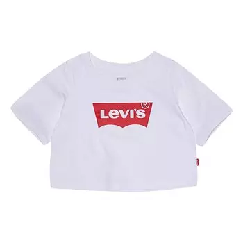 Футболка с коротким рукавом Levi's Light Bright Cropped, белый