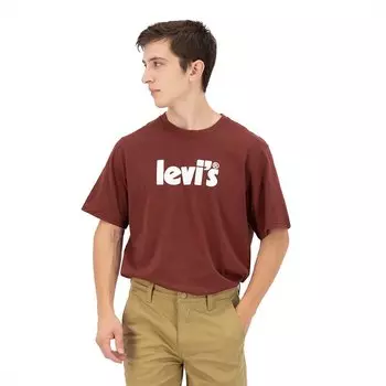 Футболка с коротким рукавом Levis Relaxed Fit, красный