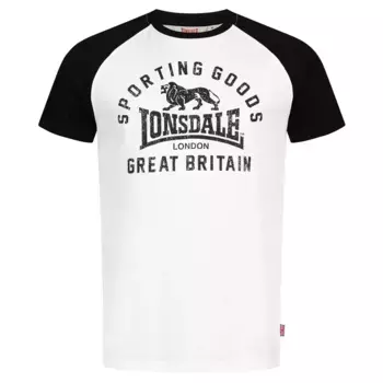 Футболка с коротким рукавом Lonsdale Trenance, белый