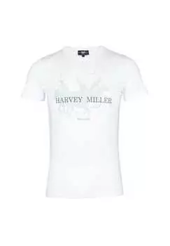 Футболка с коротким рукавом лошади Harvey Miller, белый