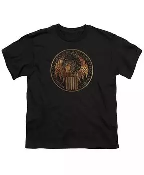 Футболка с коротким рукавом Magical Congress Crest для мальчиков и девочек Fantastic Beasts, черный