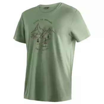 Футболка с коротким рукавом Maier Sports Dieter Print, зеленый