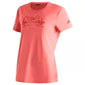 Футболка с коротким рукавом Maier Sports Wilma Print, розовый