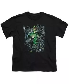 Футболка с коротким рукавом «Мальчики, окруженные смертью» Green Lantern, черный
